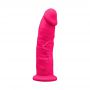 Dildo realistyczne silikonowe Silexd różowe 19 cm - 3